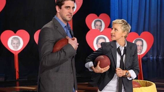 Aaron Rodgers's "Celebrity Crush" Is Ellen DeGeneres